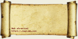 Zorana Bujak vizit kartica